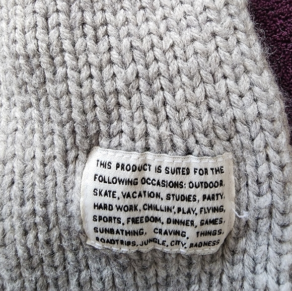 Grey & beige sweater - Picture 2 of 4